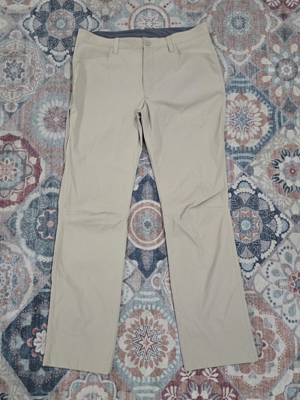 Eddie Bauer 34x32 Men's Travex Tan Chino Performance Pants